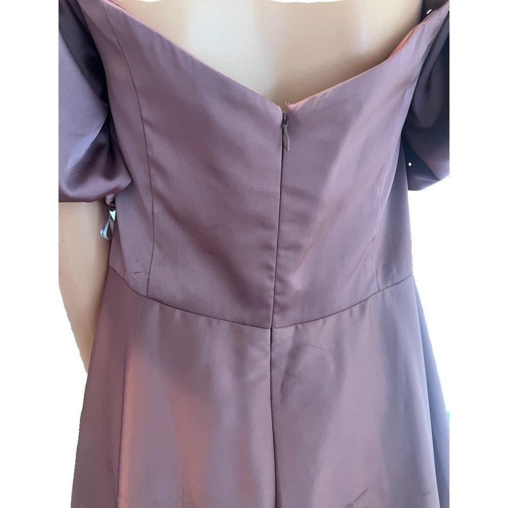 Off Shoulder Gown Cosplay Theater Regency Formal Dress Plus Size 2X approx Mauve - Picture 6 of 16